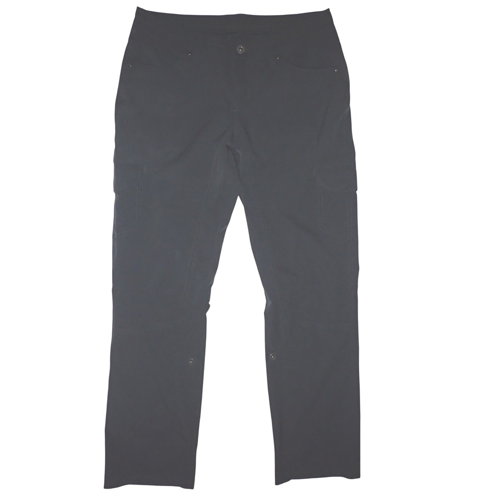 KUHL Women's Splash Roll-Up Cargo Hiking Pants Size 10 Short Grey Nylon Trail